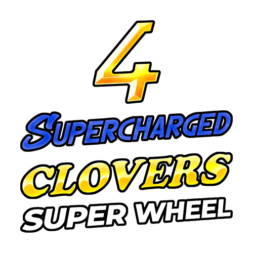 4 Supercharged Clovers Superwheel Slot